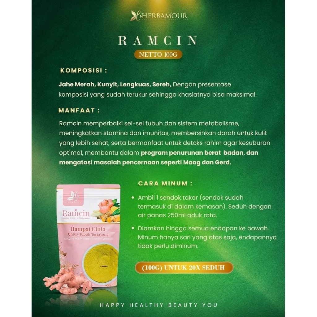 Ramcin ramuan cinta dari Herbalov