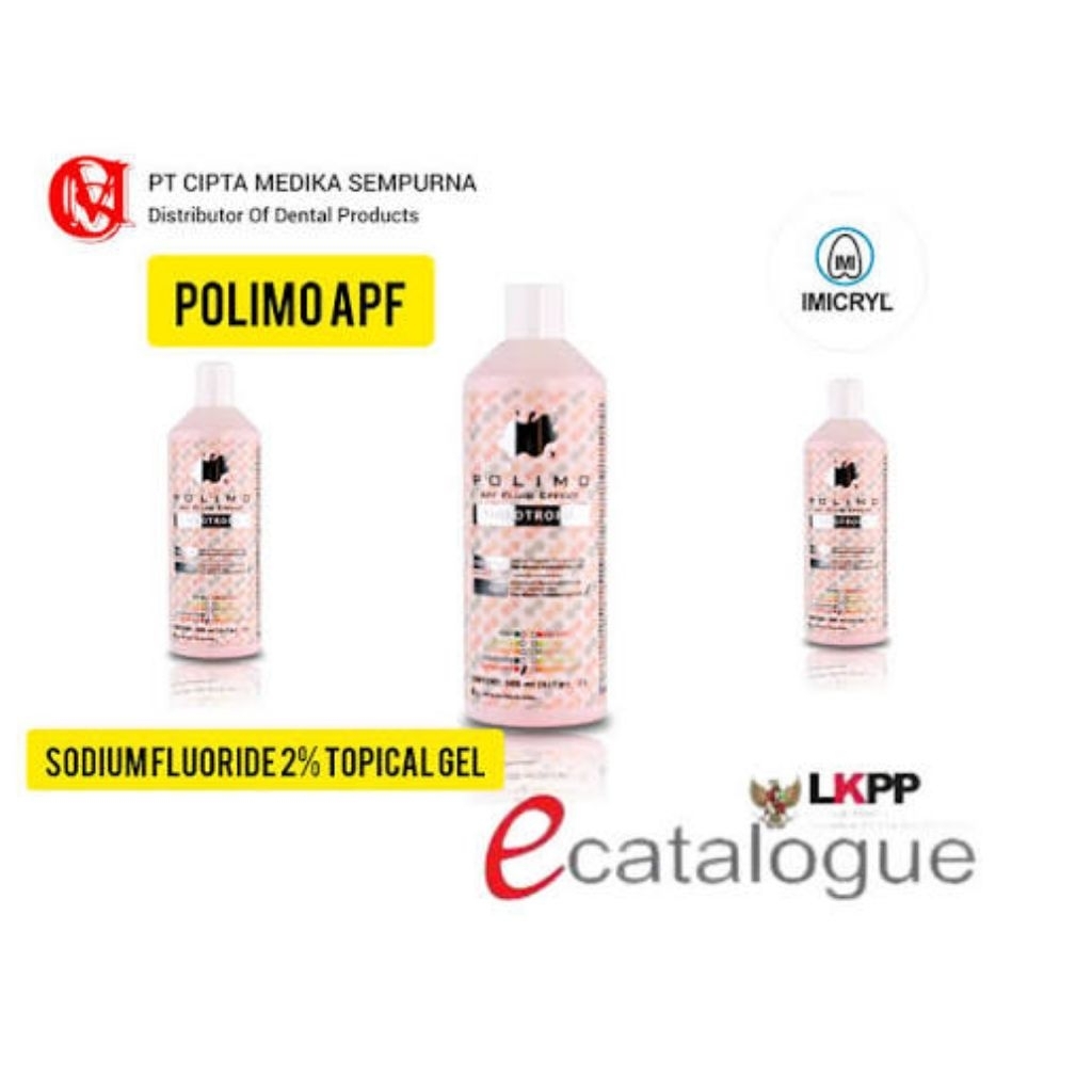 TOPICAL FLUORIDE GEL POLIMO APF 505ml