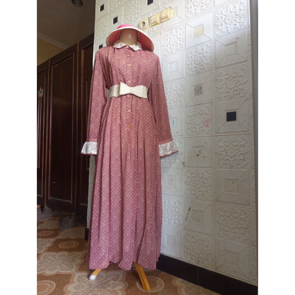 Long Dress Cantik Ala Noni
