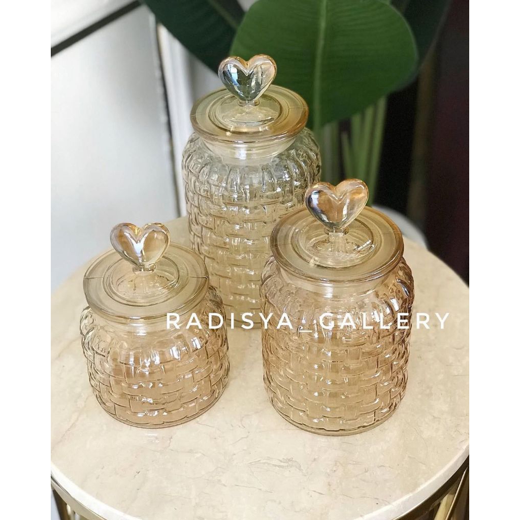 TOPLES KUE KACA | LOVE JAR GLASS