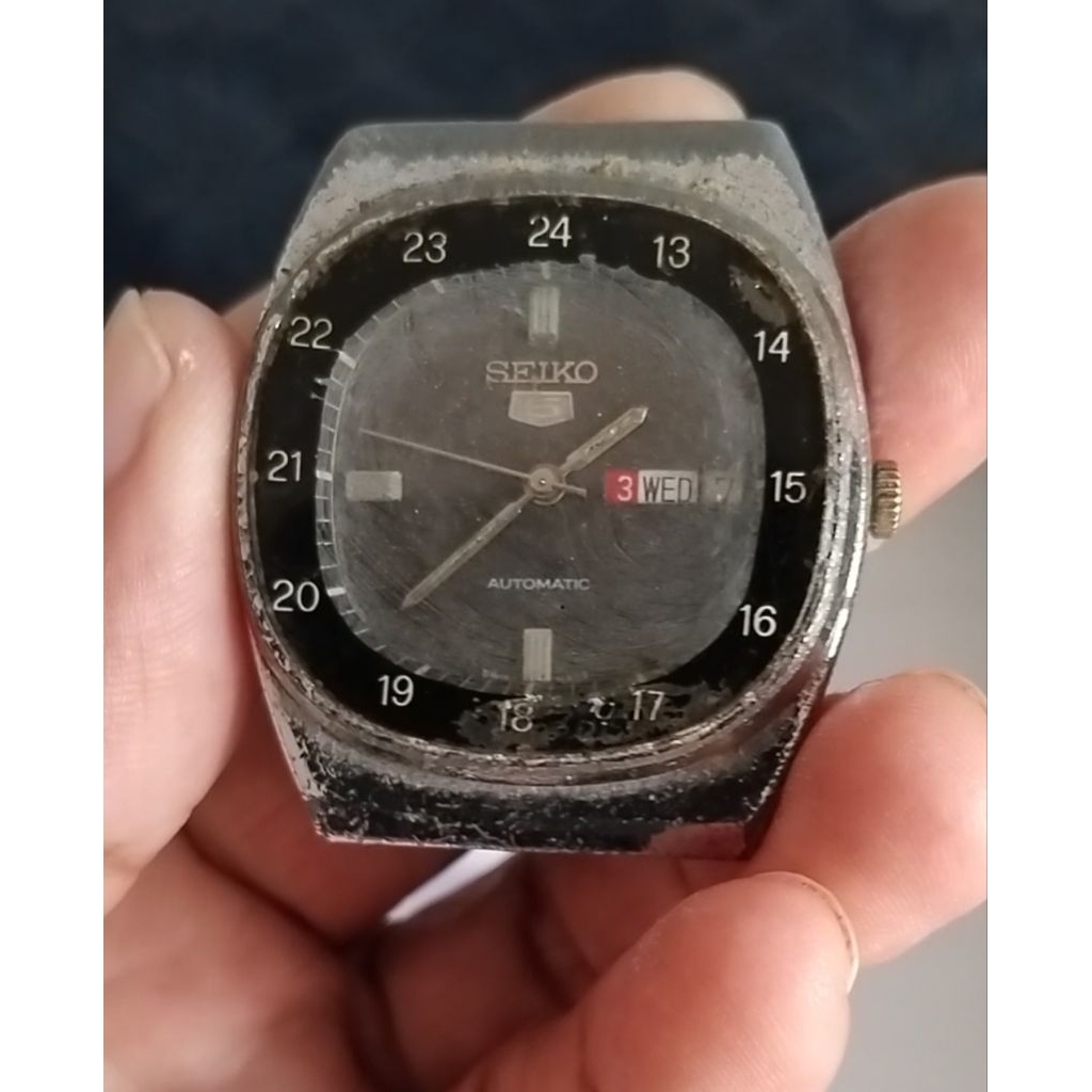 SEIKO, Automatic jam tangan Off, mesin utuh, tinggal service