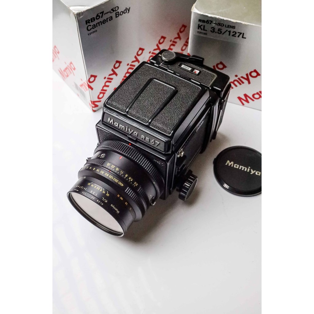 Kamera Analog Mamiya RB67 ProSD Super Mulus Lengkap Dus 