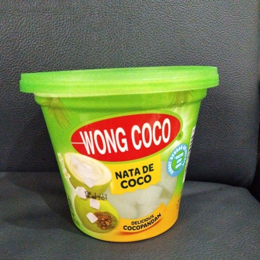 Wong coco nata de coco 1 kg kemasan ember khusus instan