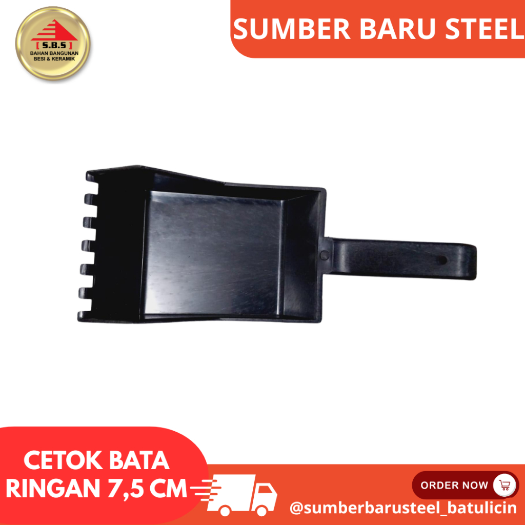 CETOK BATA RINGAN/SEKOP BATA RINGAN 7,5CM DAN 10 CM