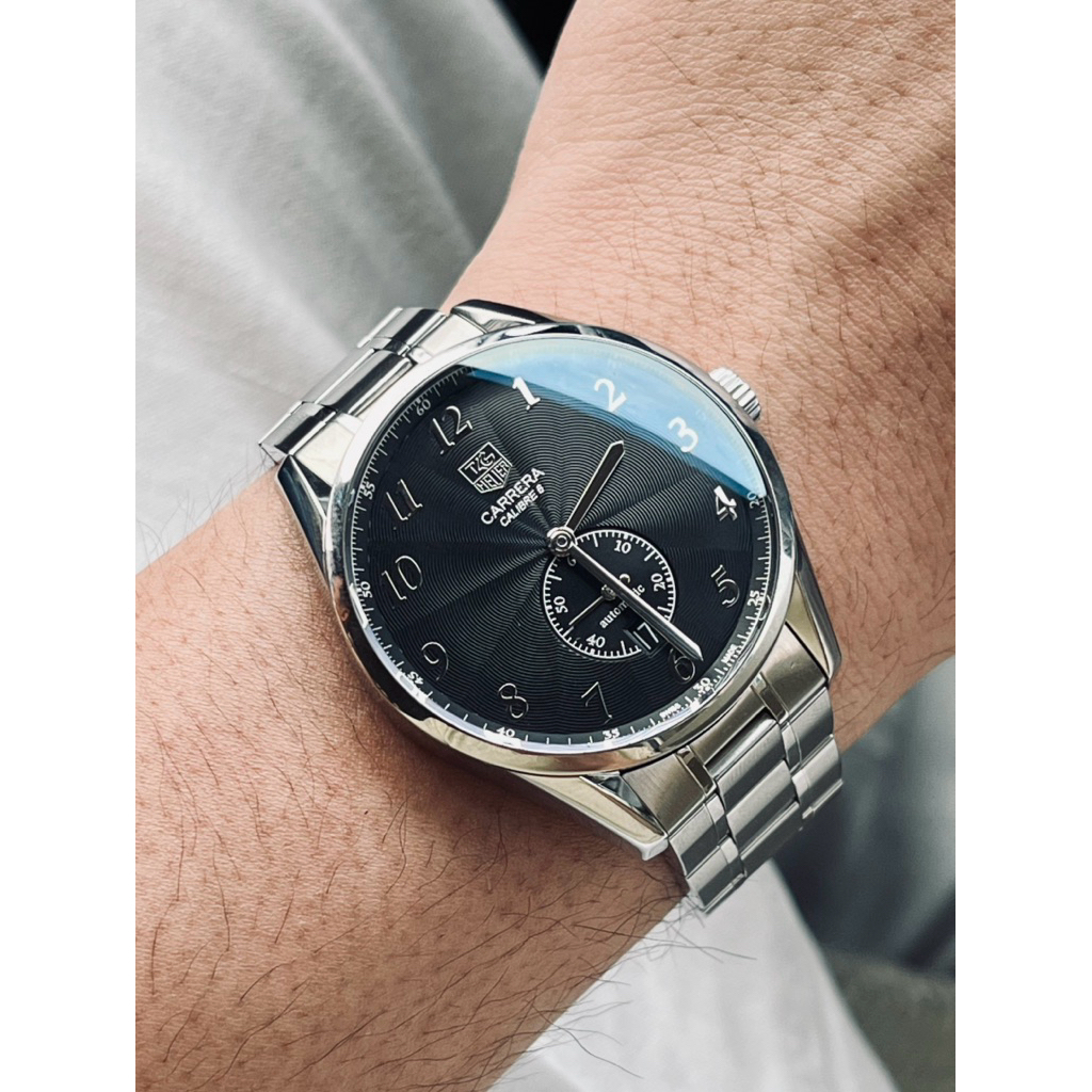 Jam Tangan Tag Heuer Carrera Heritage 39mm Black Dial Fullset Like New Original