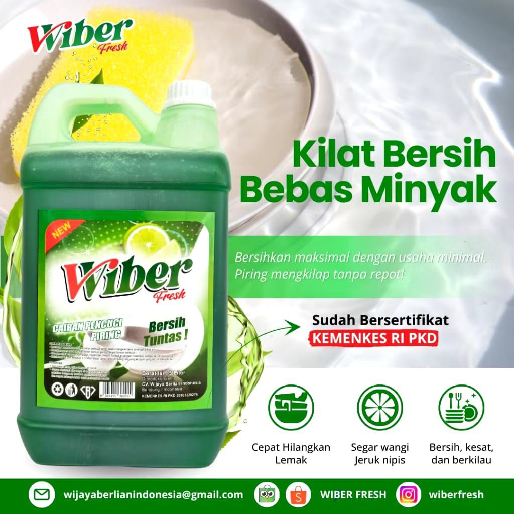 Wiber sabun cuci piring 5L exp 2030