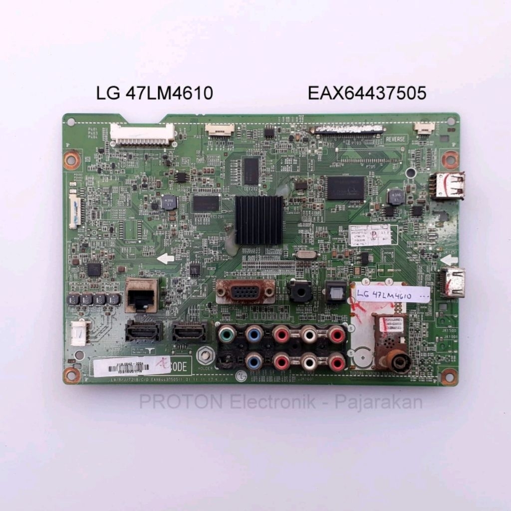 Mainboard LED TV LG 47LM4610 47LM4610-TC 47LM4610-TC.ATIWLJD Mesin Matherboard LCD EAX64437505 Mobo 