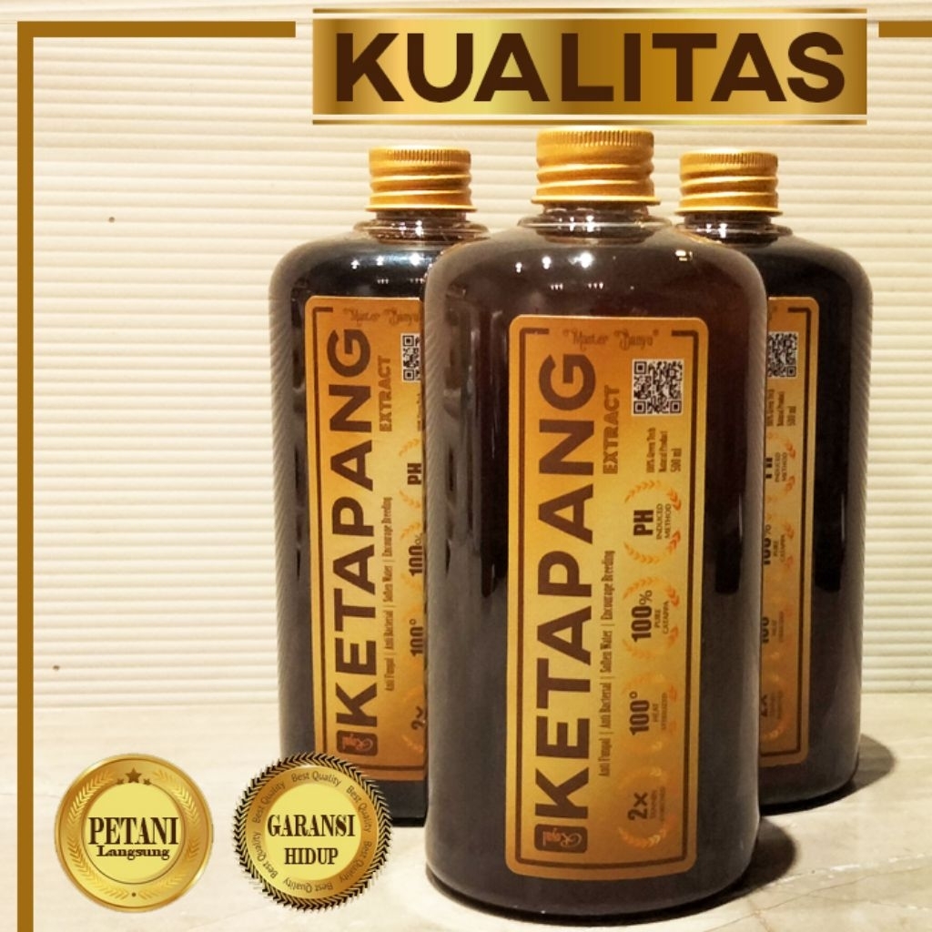 Royal Ketapang Ekstrak Grade A Super Pekat Perawatan Air Aquarium Ikan Hias dan Tanaman Aquascape