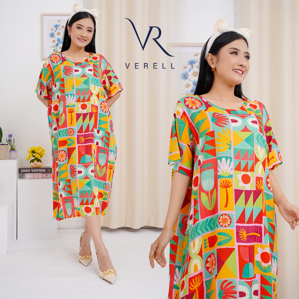 daster kekinian terbaru remaja lengan pendek selutut rayon premium tebal ST