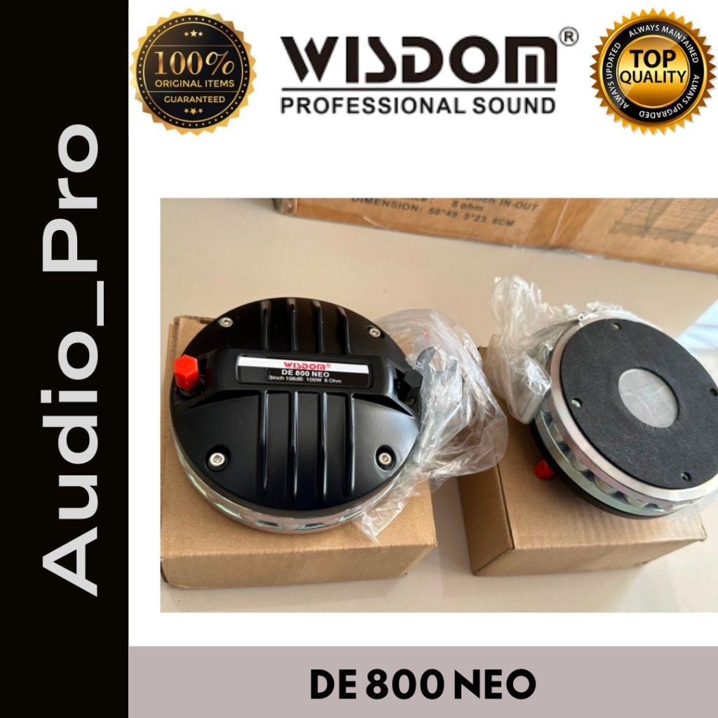 DRIVER TWEETER WISDOM DE 800 NEO | DE800 ORIGINAL