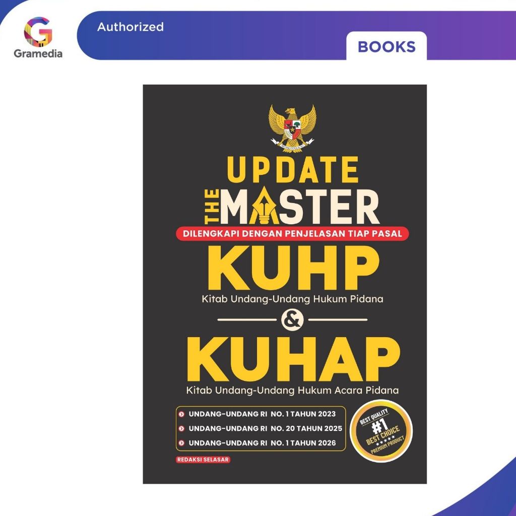 Gramedia Pekanbaru - UPDATE THE MASTER KUHP & KUHAP