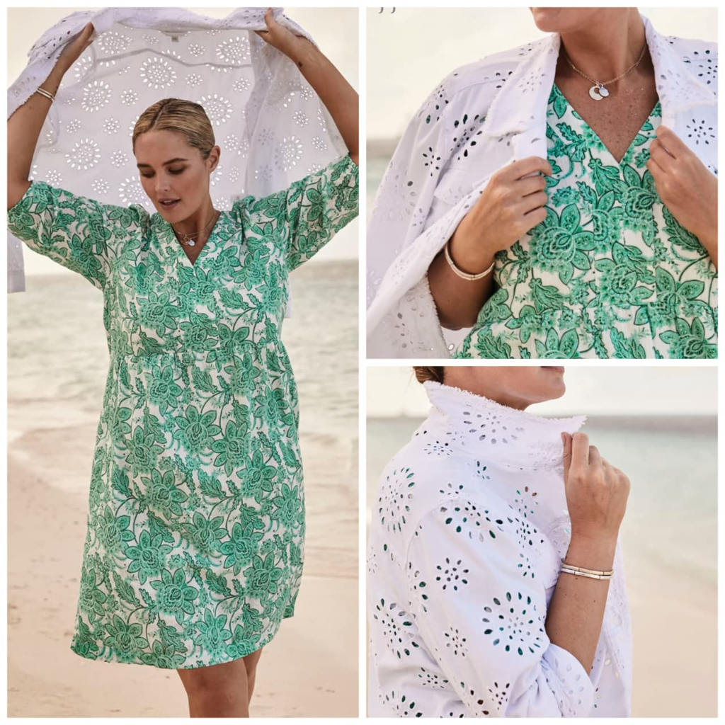 Jacket J.Jill Embroidered Eyelet Jacket In White jacket