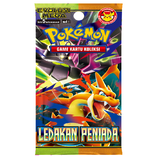 Pokemon TCG Indonesia Ledakan Peniada MA4 Booster Pack