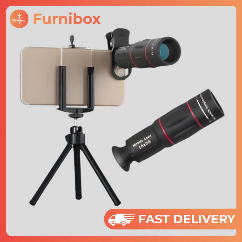 Lensa Zoom Kamera Smartphone Telephoto Lensa Smartphone Telescopic Lens Anti Glare