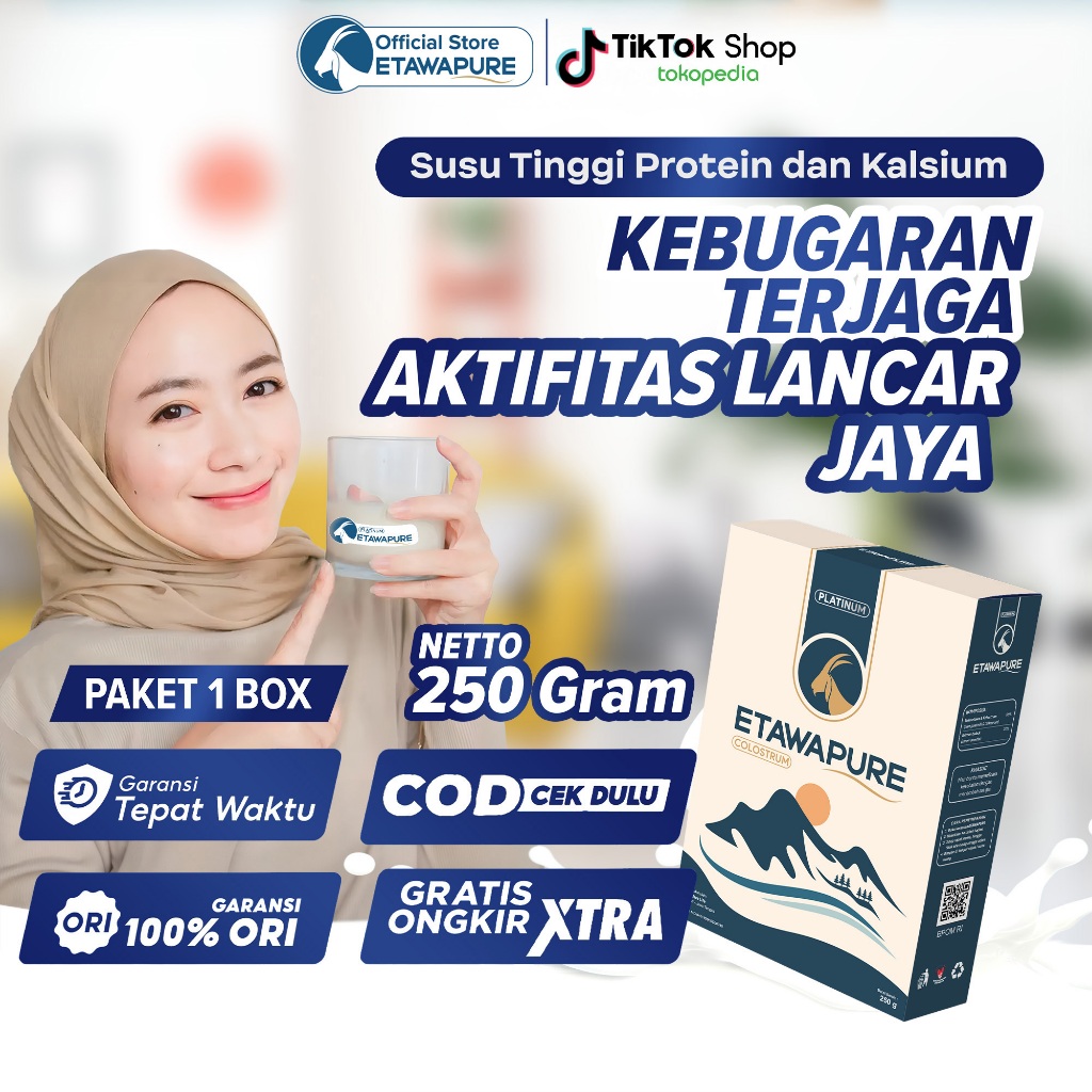 Susu Kambing Etawapure Platinum Plus Kolostrum | Susu Kambing Etawa Plus Kolostrum | Etawaku Platinu