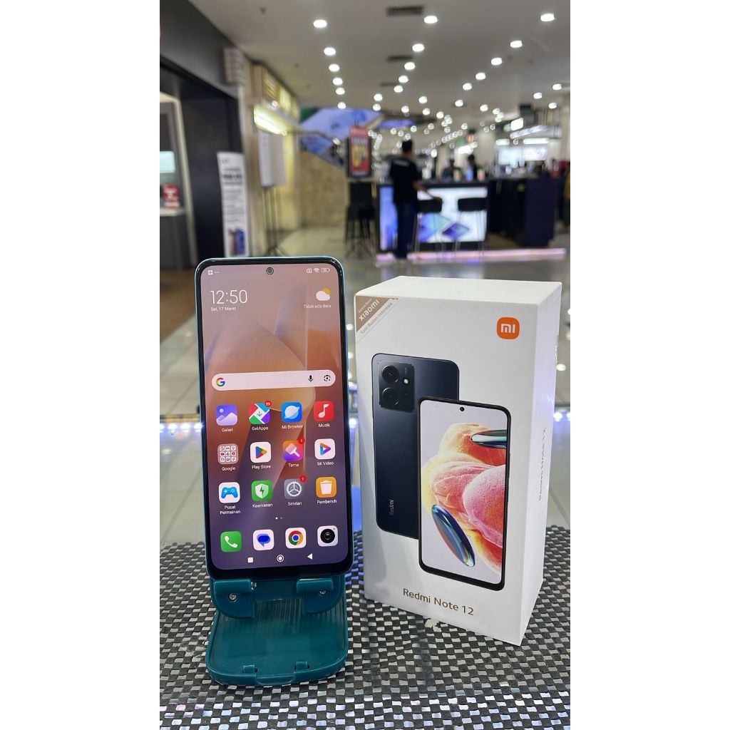 XIAOMI REDMI NOTE 12 6/128GB SECOND SEKEN BEKAS RAM 6 INTERNAL 128