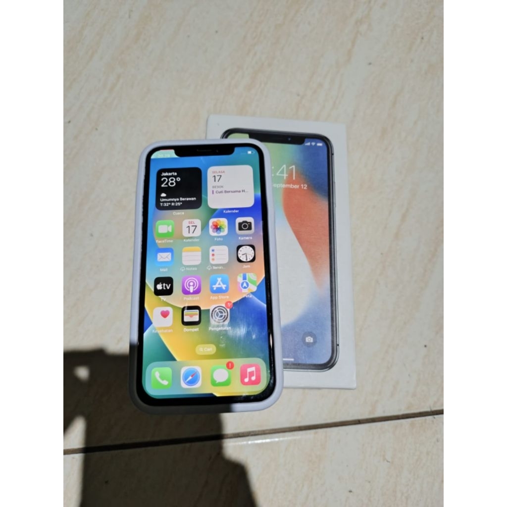 iPhone X second original bea cukai kapasitas 256 GB