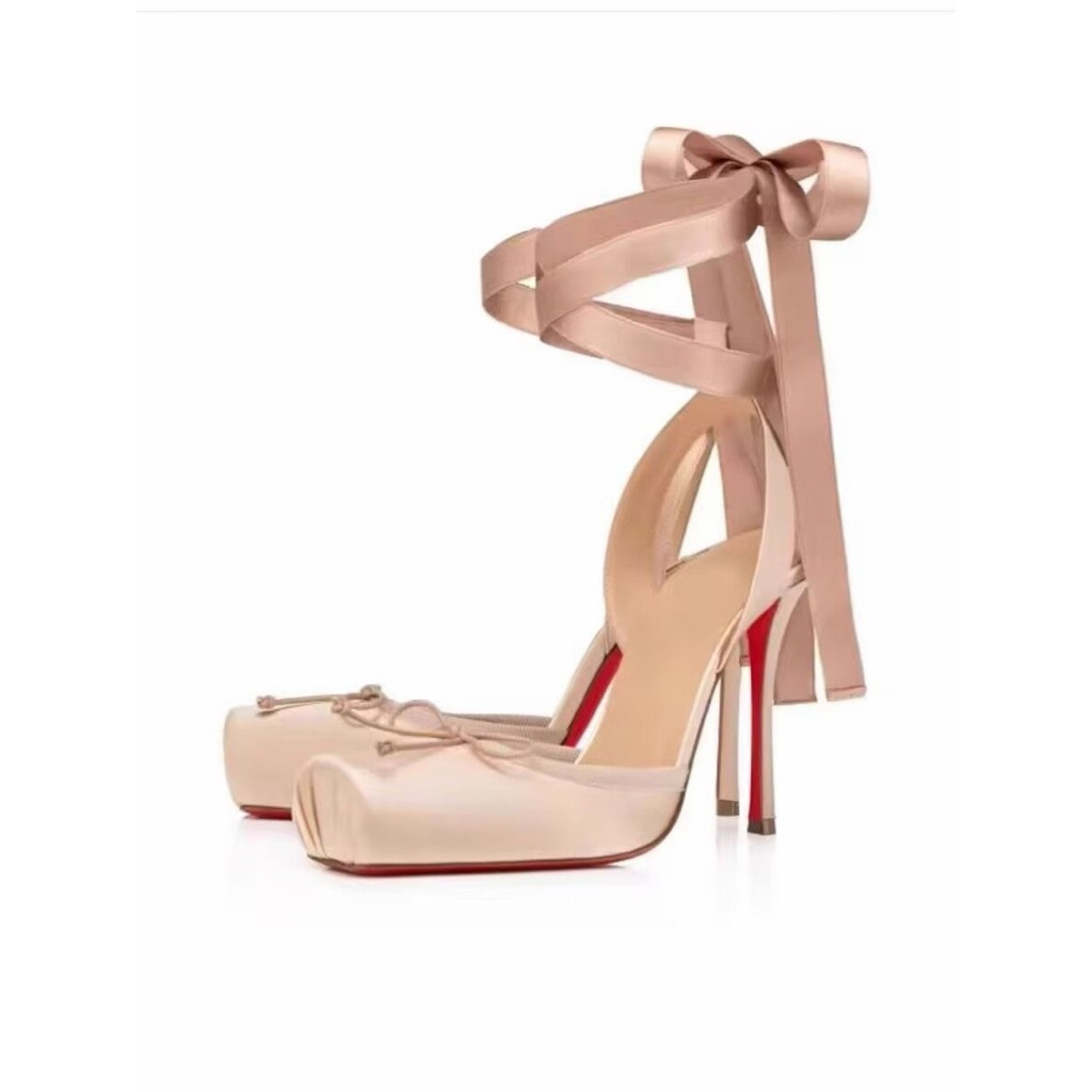 christian louboutin heels ballerina 10 cm ballet