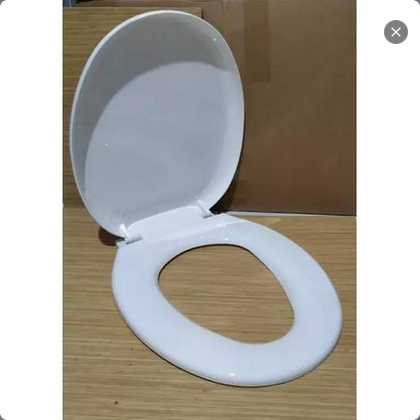 Tutup Closet Duduk Kloset WC Cover Toilet Seat Double Flap Showy