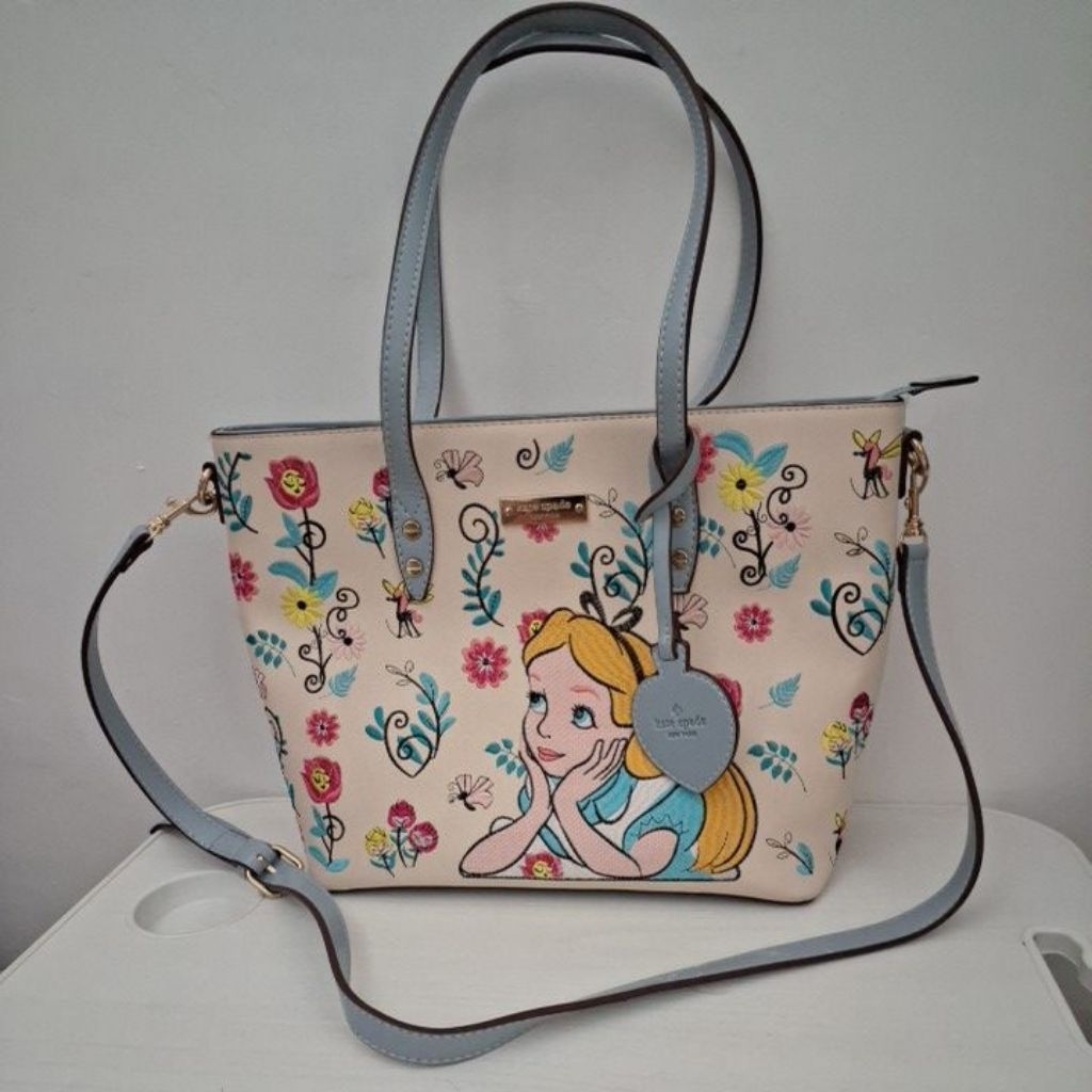 tas tote sling bag KS alice disney bordir