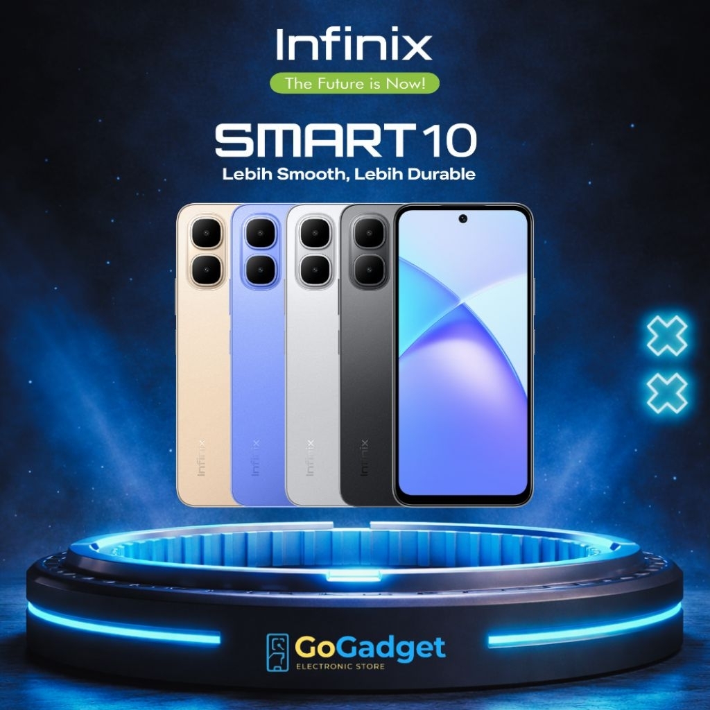 Infinix Smart 10 - 4/128 5000mAH HP Murah Android Gaming 2026