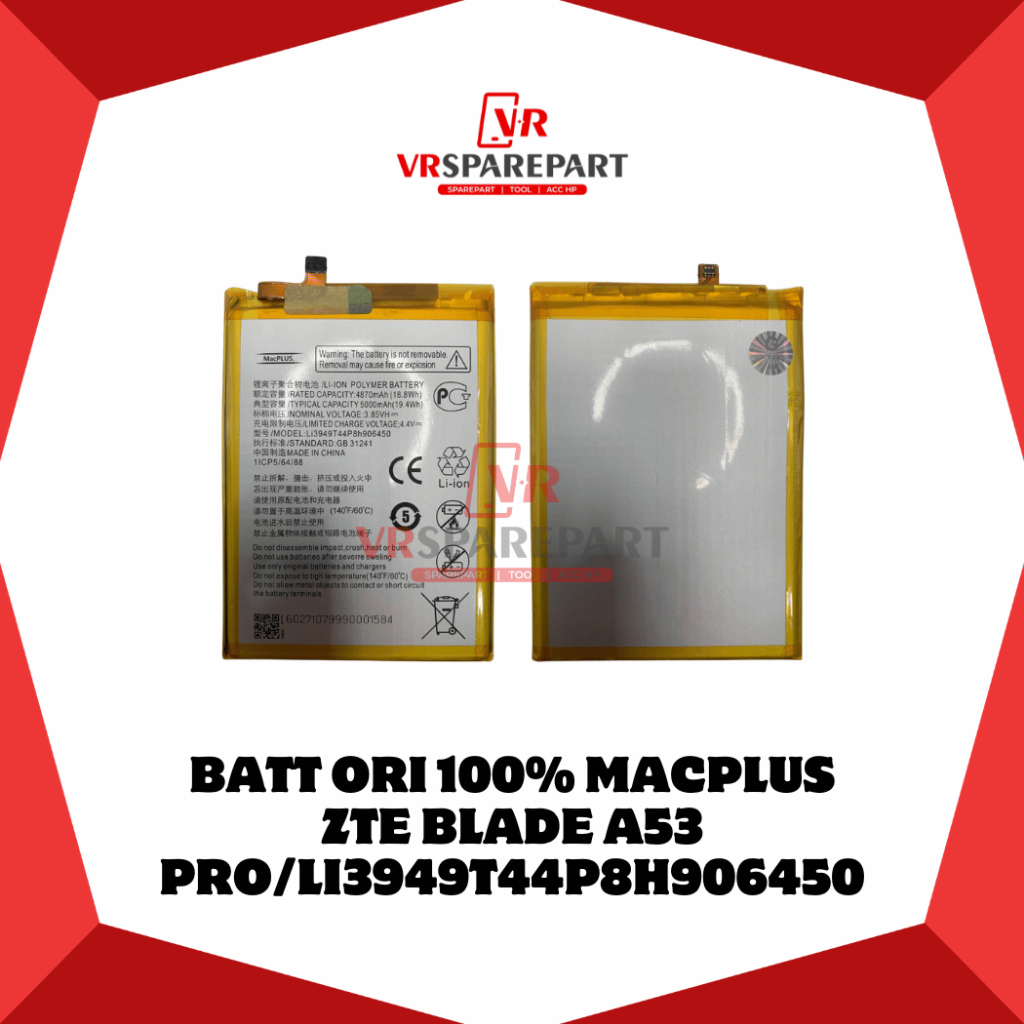 BATERAI ZTE BLADE A53 PRO / LI3949T44P8H906450 BATRE BATTERY