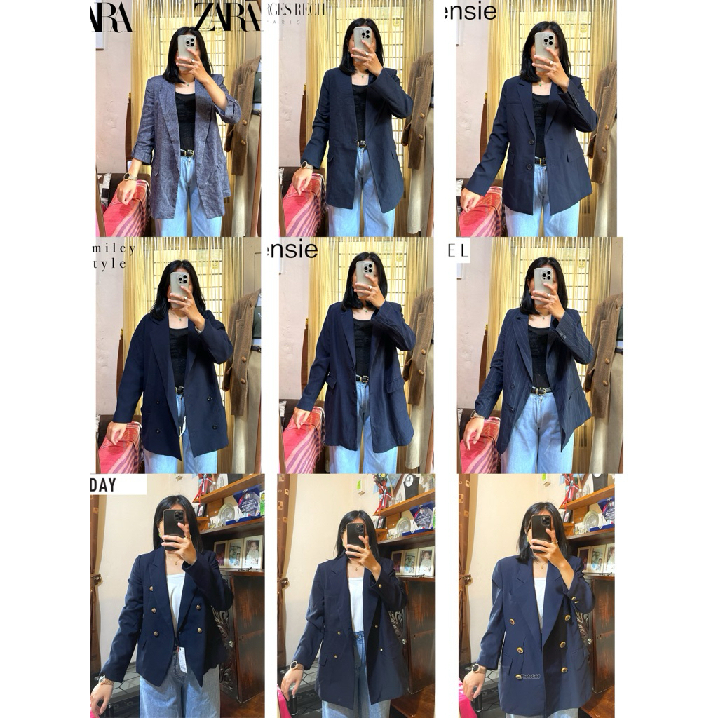 BLAZER NAVY BLUE | BLAZER WARNA BIRU NAVY | BLAZER SIDANG KULIAH | BLAZER UNISEX | BLAZER UNIQLO | B
