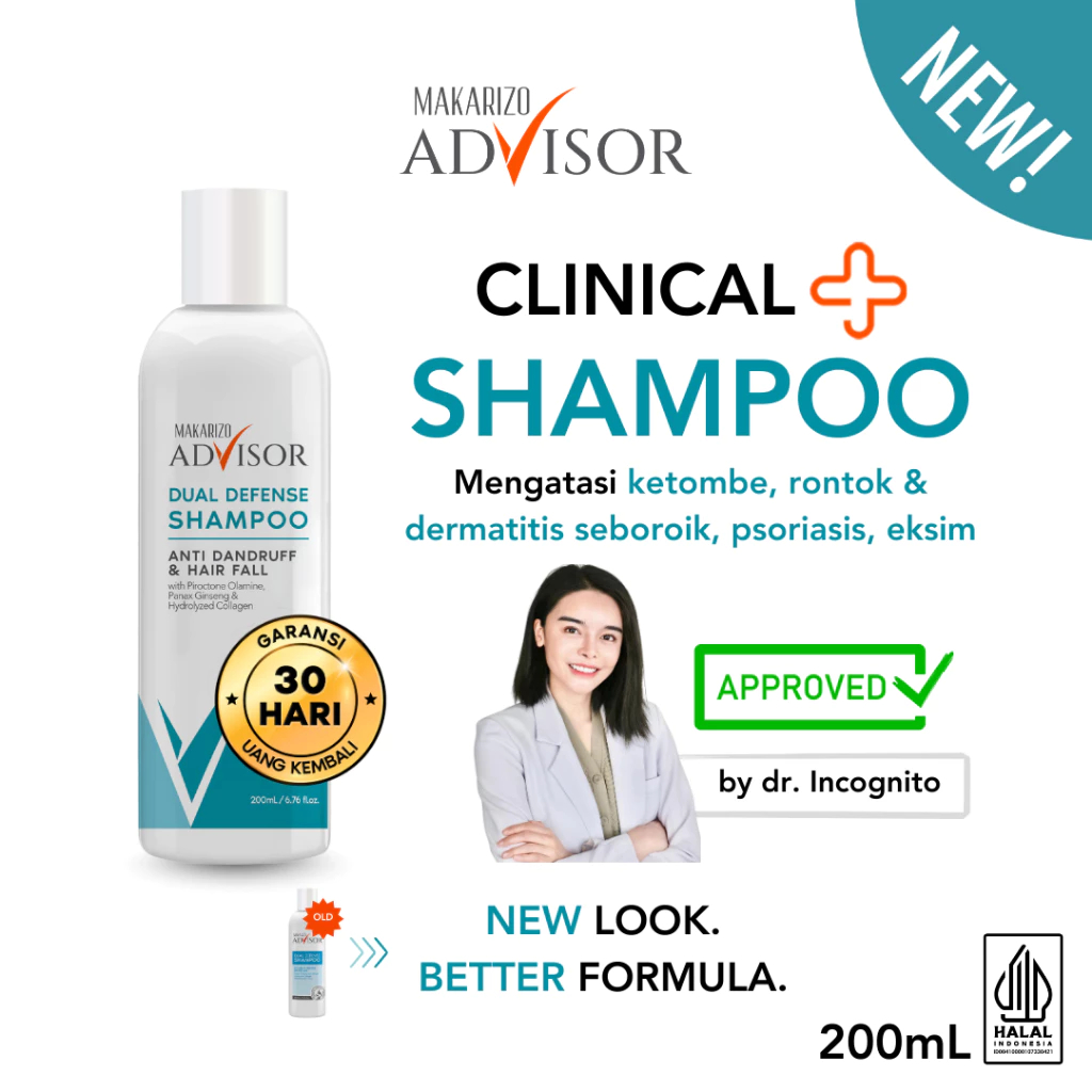 Makarizo Advisor Dual Defense Shampoo 200mL