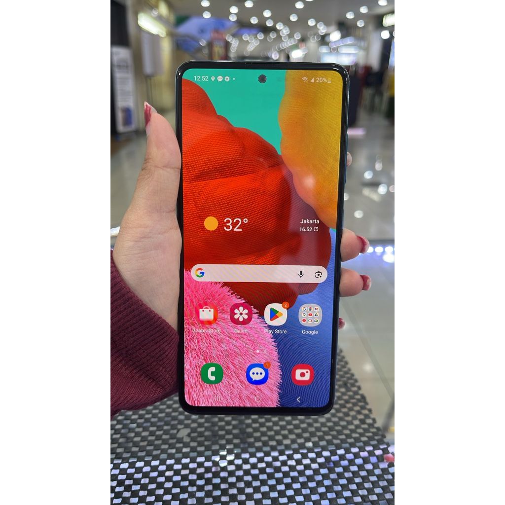 SAMSUNG GALAXY A51 8/128GB SECOND SEKEN BEKAS RAM 8 INTERNAL 128