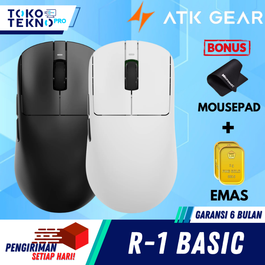 VXE ATK R1 / R-1 Wireless Light Weight Gaming Mouse 1K