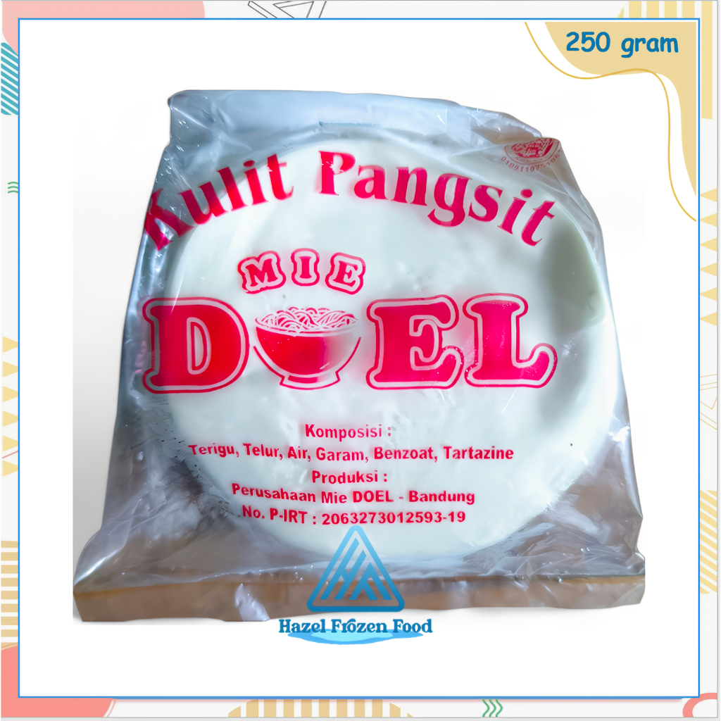 Doel Kulit Dimsum Diameter 9 / 250 g  Frozen Food Karawang