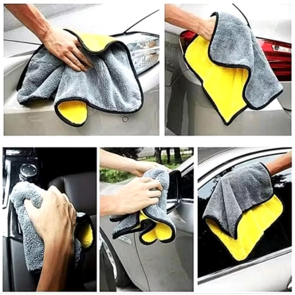 Kain Lap Microfiber Multifungsi UK 30x30 & 30x40 / Kain Lap Kain Microfiber  Multifungsi