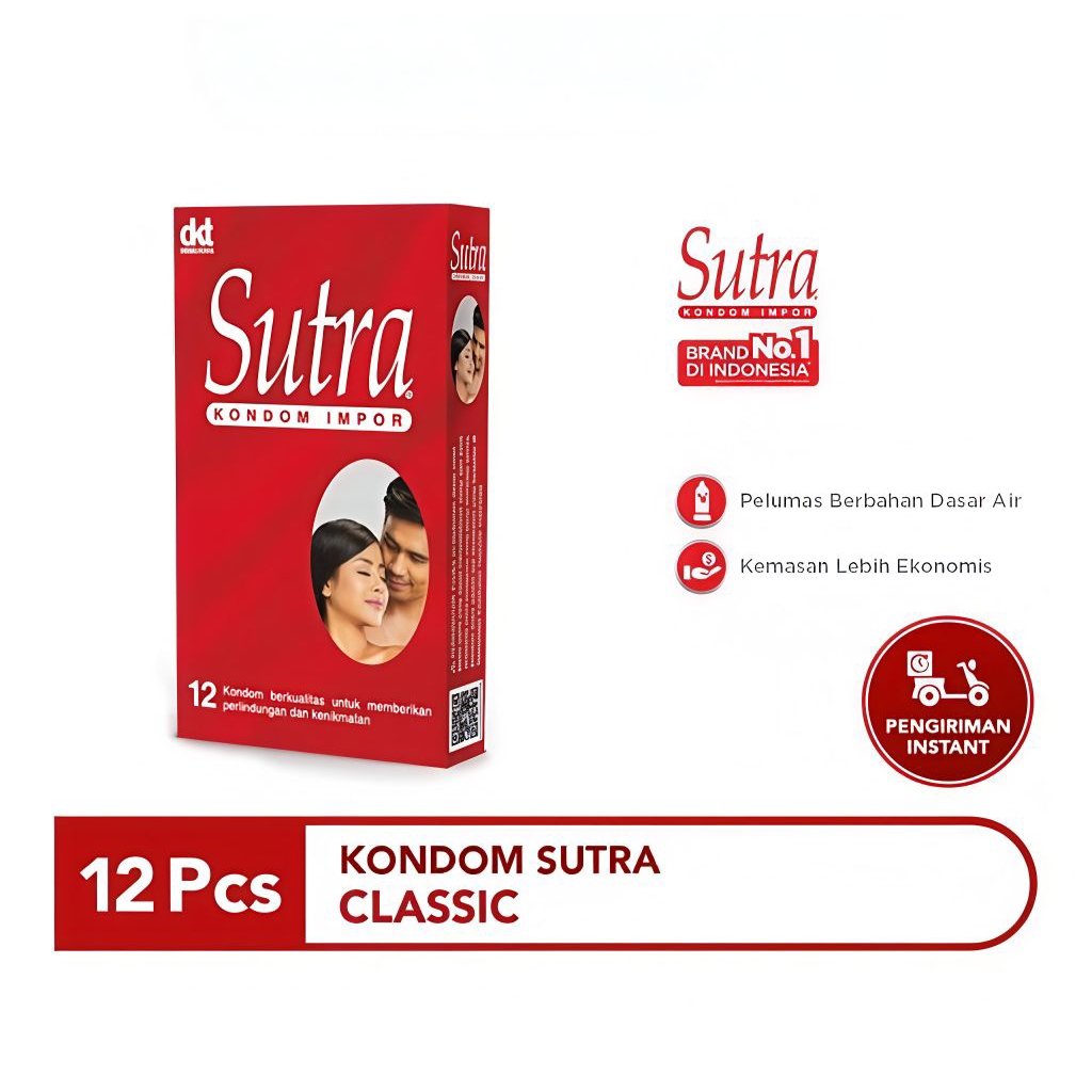 Bestbuy0404 Kondom Sutra Merah 1Box Isi 12+3 / Condom Sutra