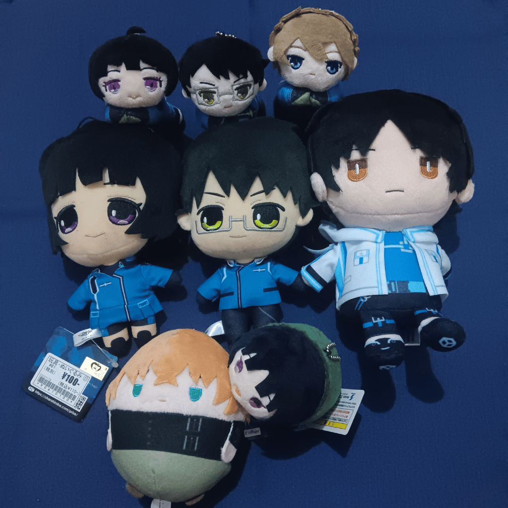 Karasuma Kyousuke (Torimaru) Ema Yuzuru Mikumo Osamu Amatori Chika Hyuse World Trigger Plush Nuiguru