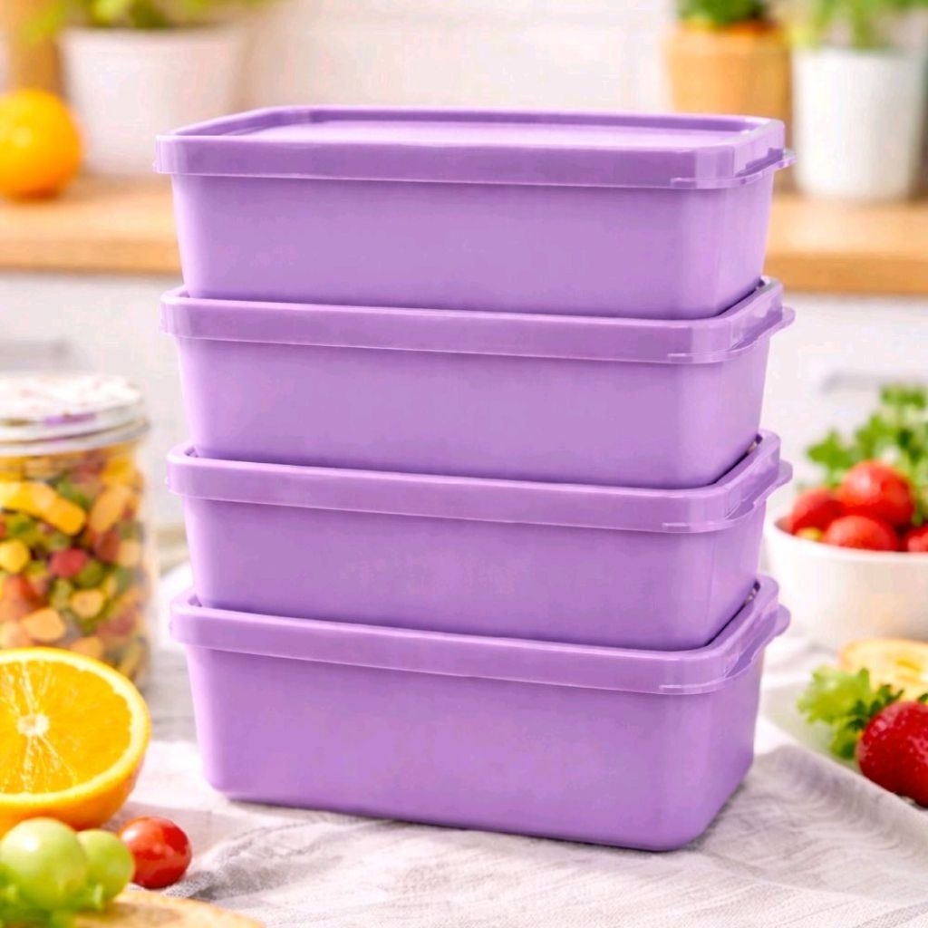 Tupperware medium square Away 360ml tempat makan wadah bekal