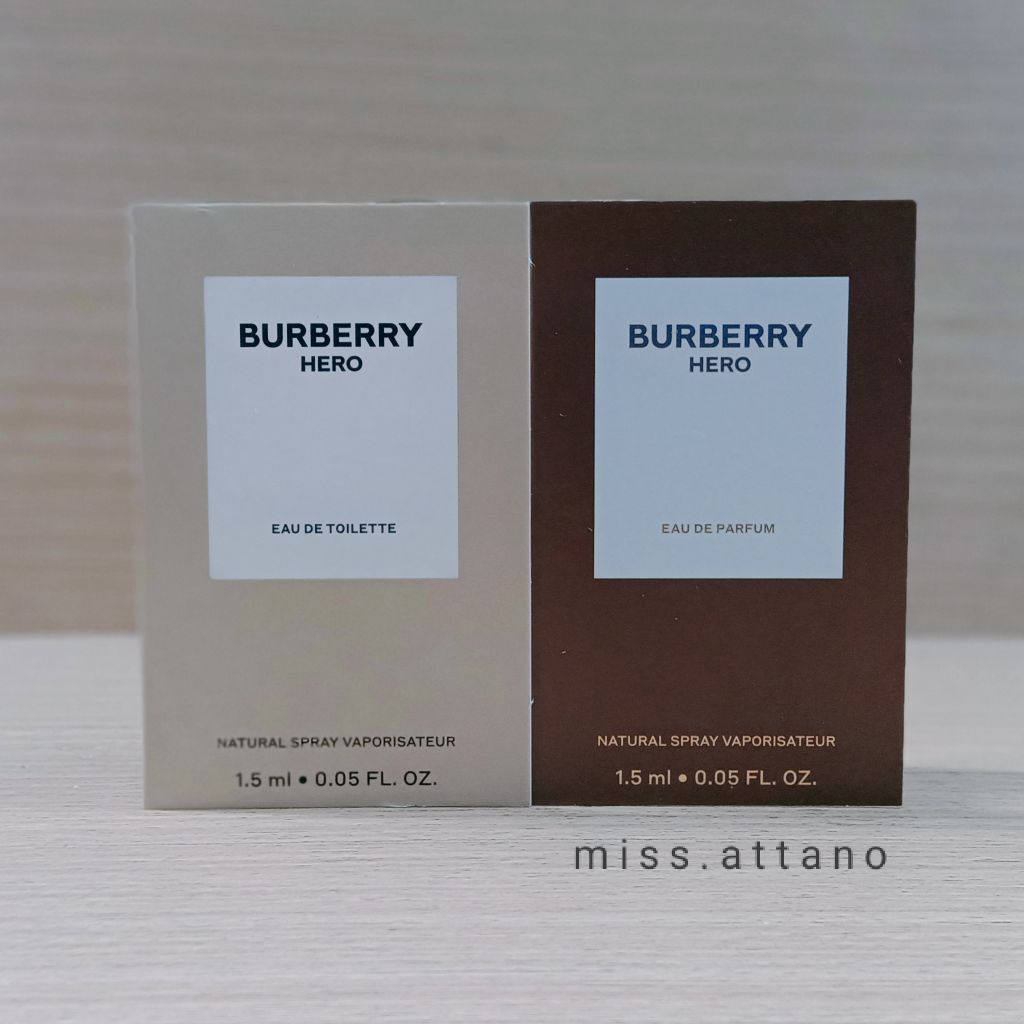 Vial parfum original Burberry Hero edt / edp