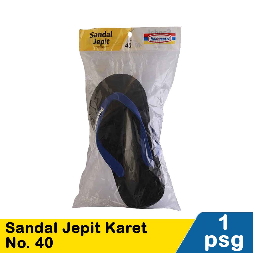 Indomaret sandal jepit karet no.40