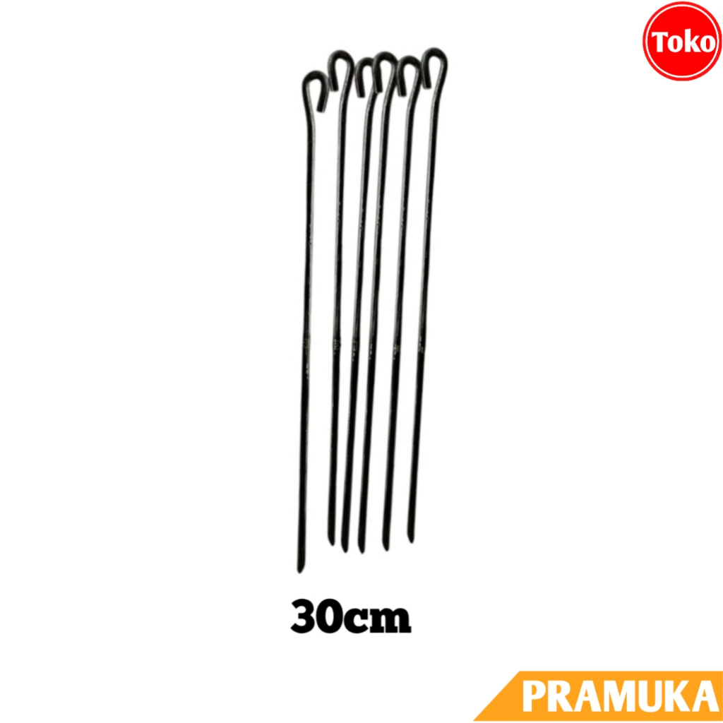Pasak Tenda Besi (PANJANG 30cm) / Pasak Tenda Camping Besi / Patok Tenda Pramuka