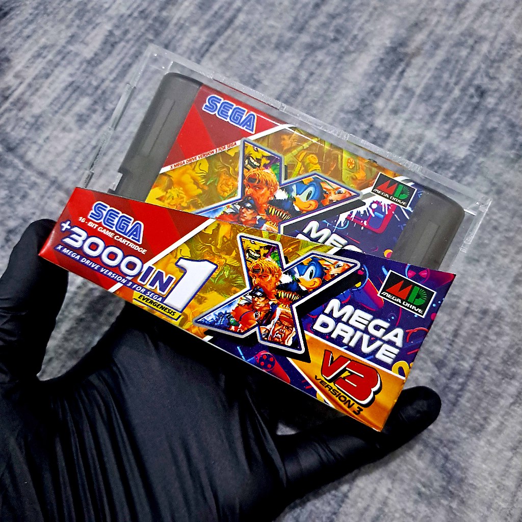 Kaset SEGA Evergenesis 3000 in 1 SEGA MD 16 BIT (READY) #rare #rareline