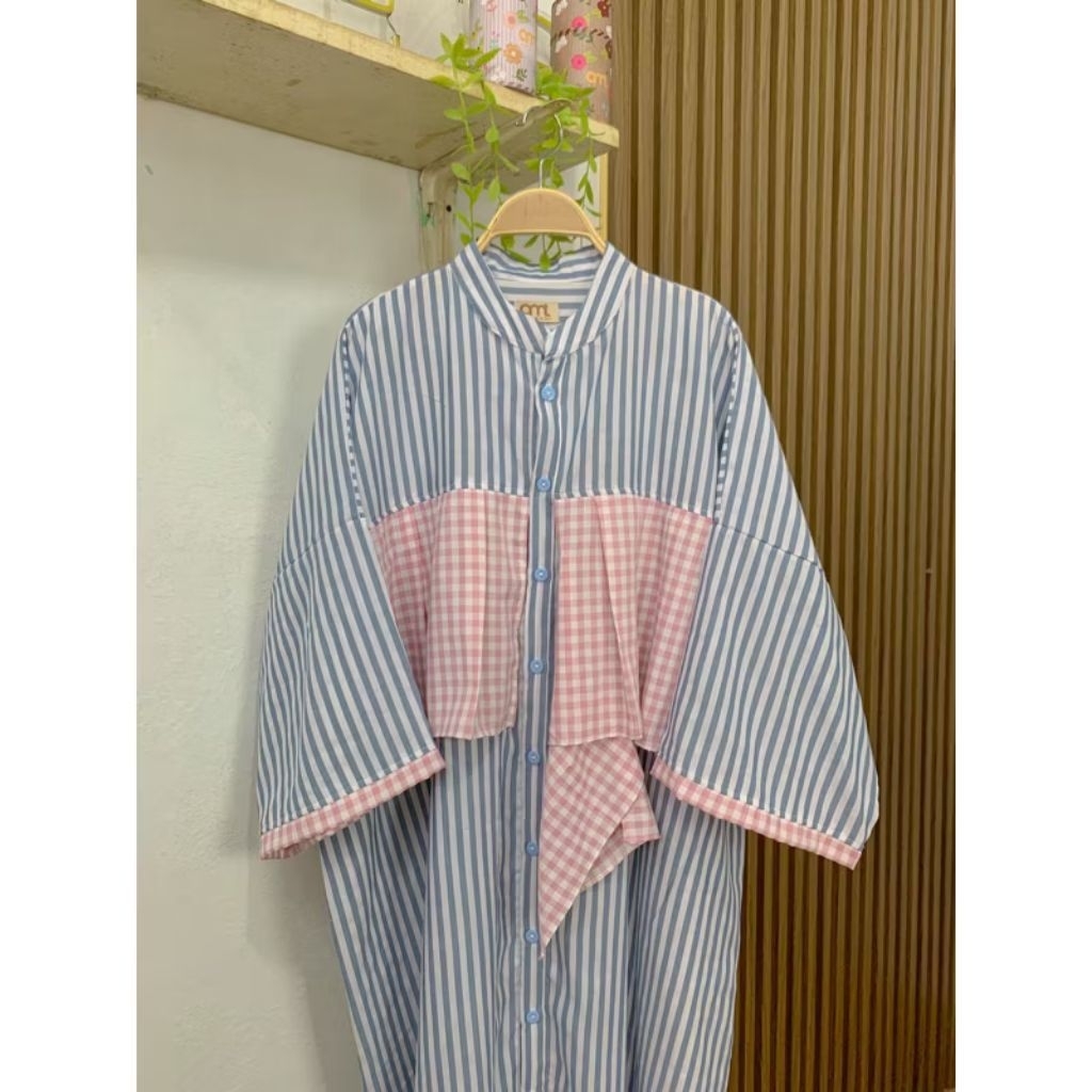 Preloved abaya oversize kombinasi cotton by amolles.gallery