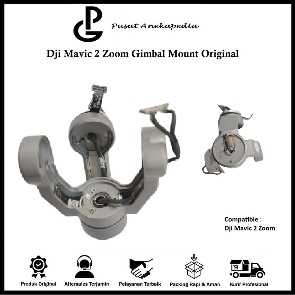 Dji Mavic 2 Zoom Gimbal Mount Original - Dji Mavic 2 Zoom Motor Dan Yaw - Dji Mavic 2 Zoom Tanpa Len
