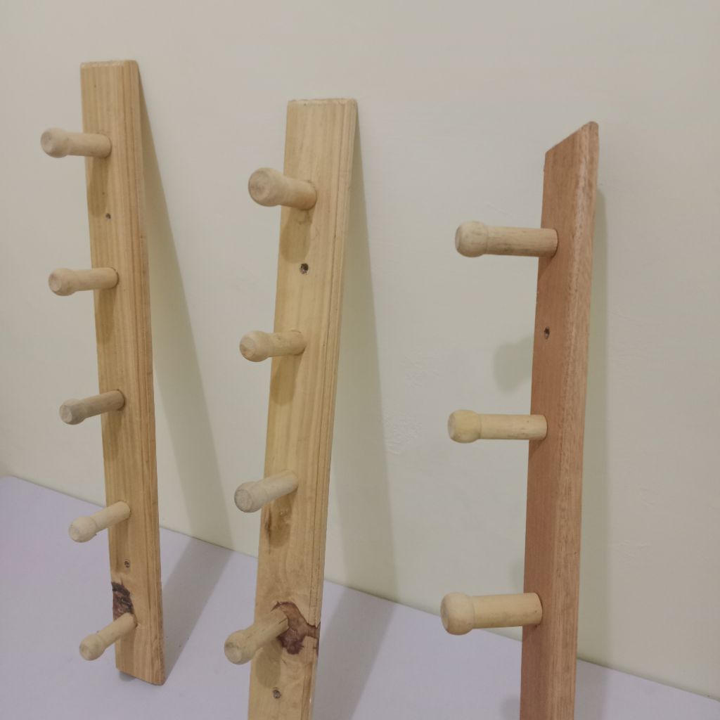 Gantungan Hanger Kayu / Cantolan Baju / Display Hanger Kayu