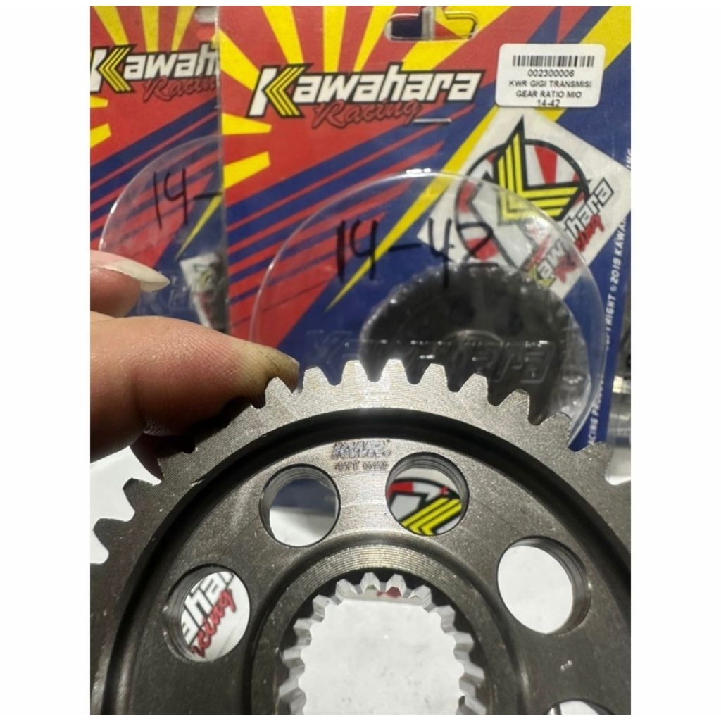 Gigi rasio mio fino mio smile mio sporty mio karbu  ratio gear kawahara RACING ukuran 14-40 14-41 14