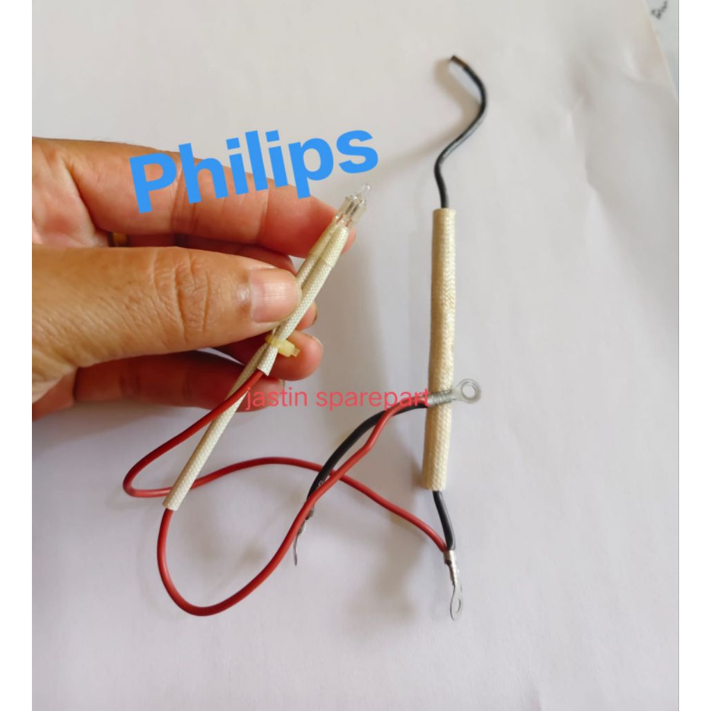 Lampu Indikator Setrika Philips sudah satu set lampu dan fusenya