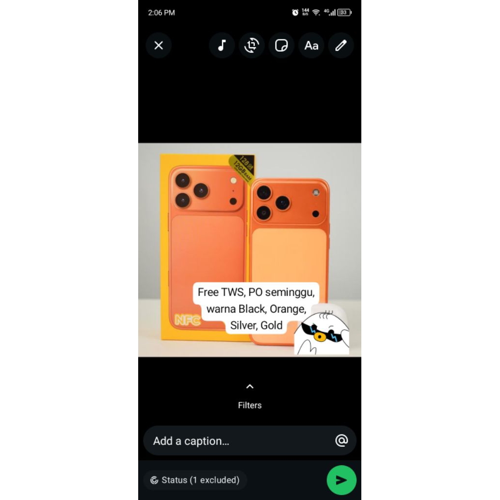 HP Android mirip Iphone 17 promax