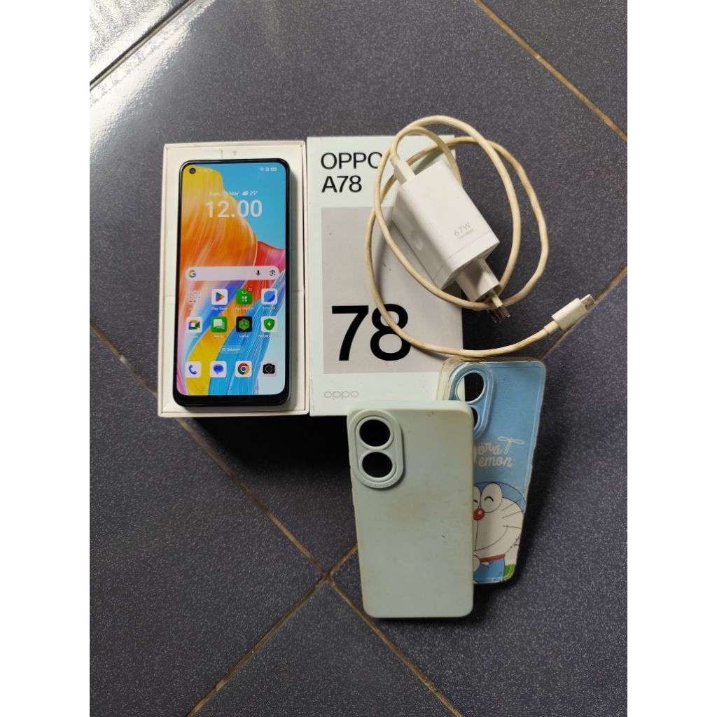 OPPO A78 4G RAM 8/256 GB NORMAL ORI MULUS SEGEL