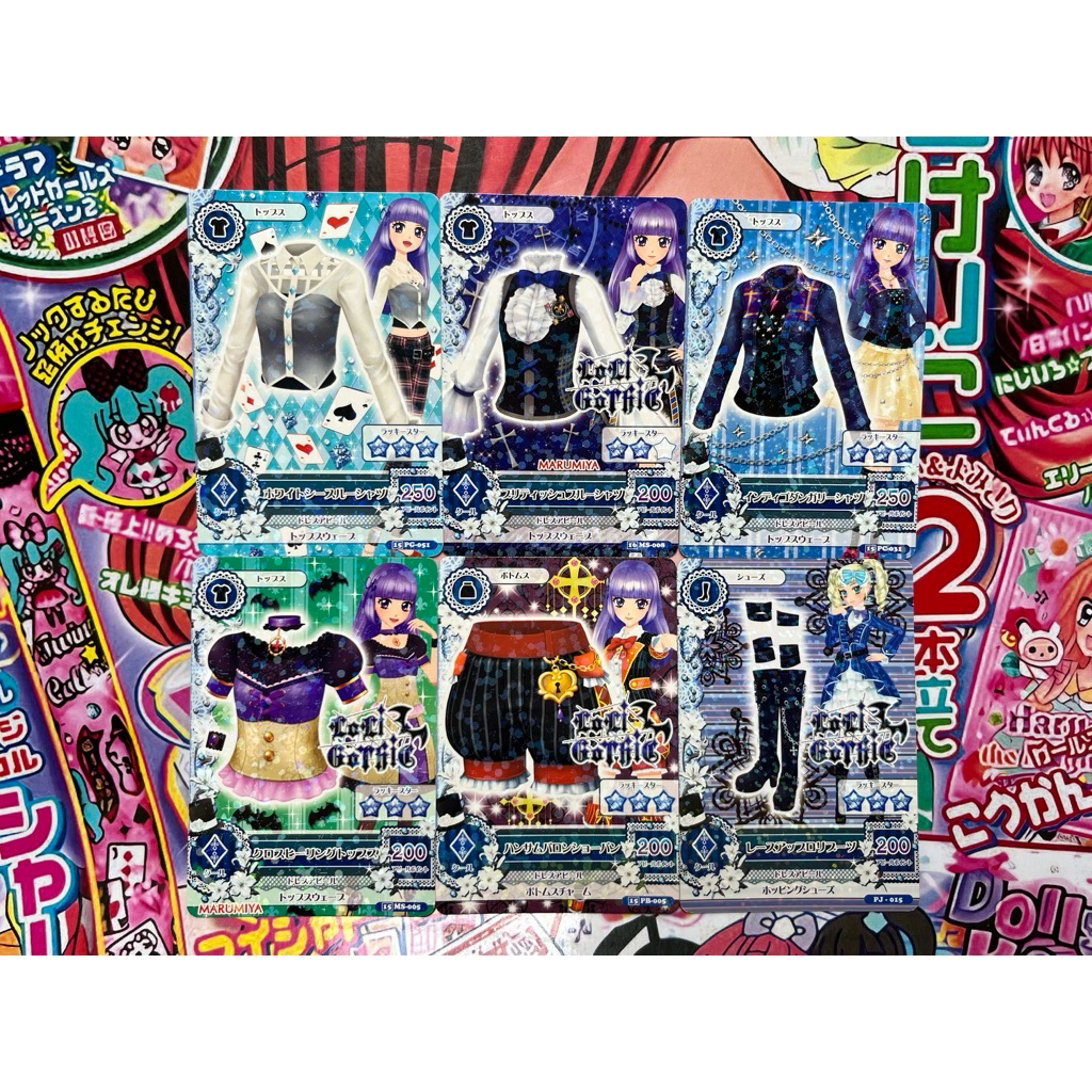 Kartu Aikatsu Loli Gothic Promotion Card Satuan Sumire Hikami Yurika Todo Jepang Cool Satuan Japan O