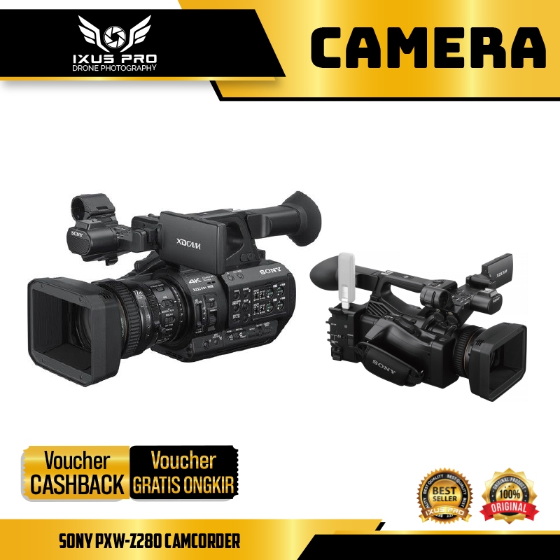 Sony PXW-Z280 4K 3-CMOS 1/2" Sensor XDCAM Handheld Camcorder