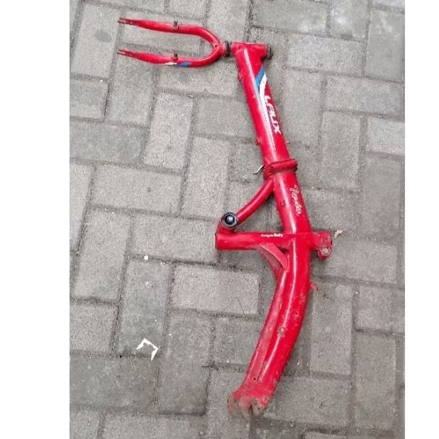 Frame Seli Laux 16 inch sepeda lipat laux turin original