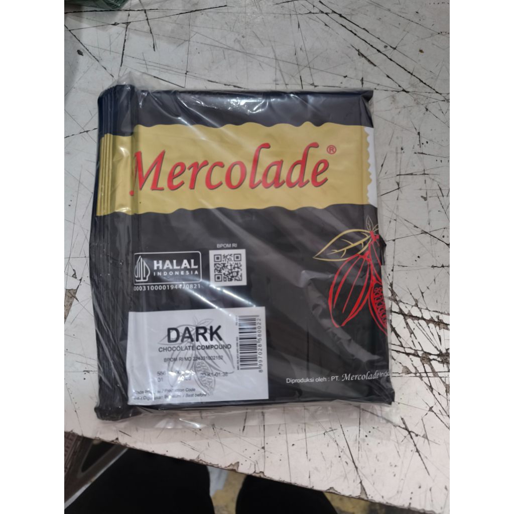 Mercolade Compound dark Premium 500gr coklat batang